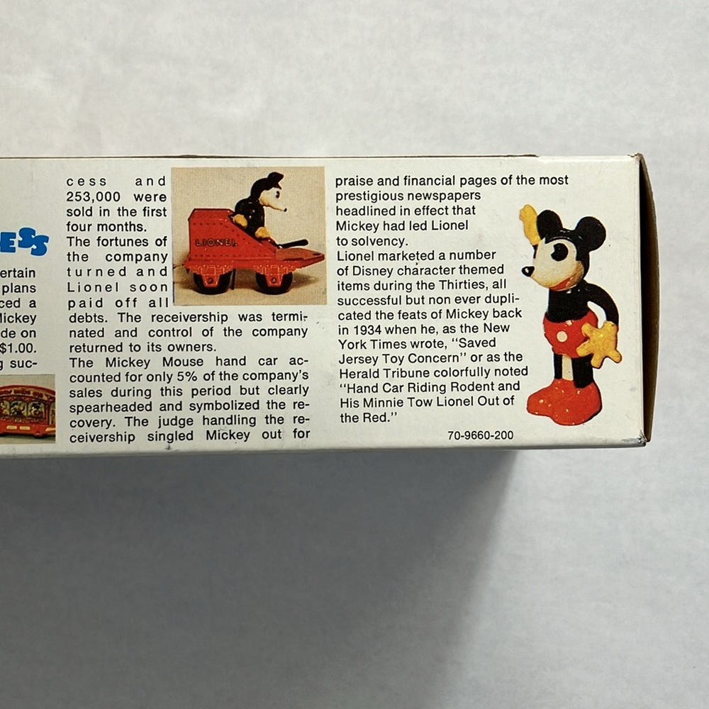 Lionel 6-9672 Mickey Mouse 50th Anniversary Hi-Cube Boxcar - NEW - Picture 8 of 10
